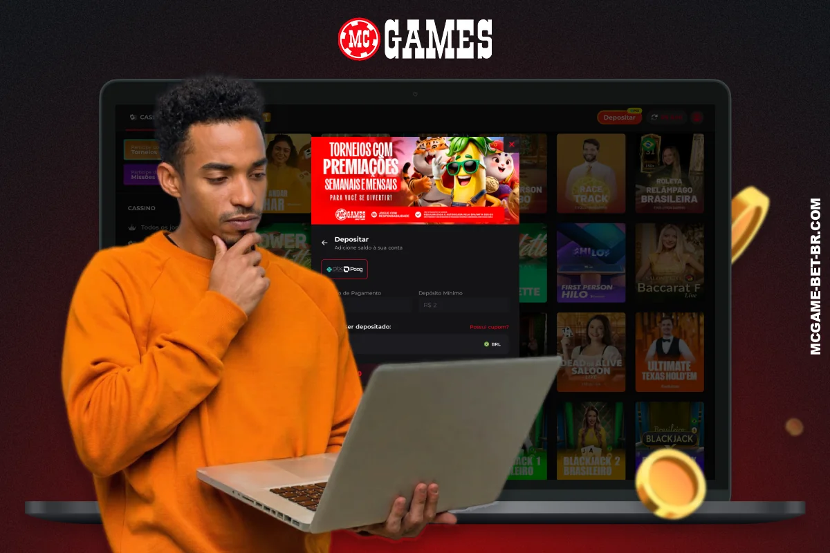 Informações importantes sobre como funcionam as transações na MC Games para usuários do Brasil